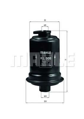 Топливный фильтр MAHLE ORIGINAL KL 508