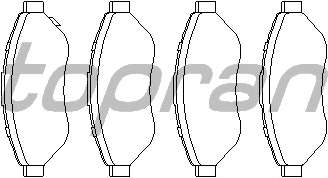 Комплект тормозных колодок, дисковый тормоз