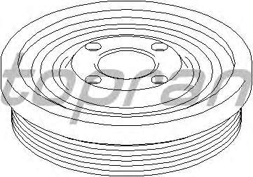 Ременный шкив, коленчатый вал