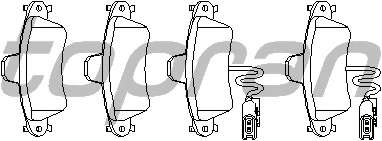 Комплект тормозных колодок, дисковый тормоз