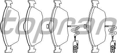 Комплект тормозных колодок, дисковый тормоз