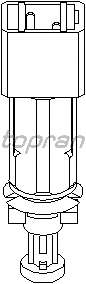 Выключатель, привод сцепления (Tempomat); Выключатель, привод тормоза (механизм газораспределения)