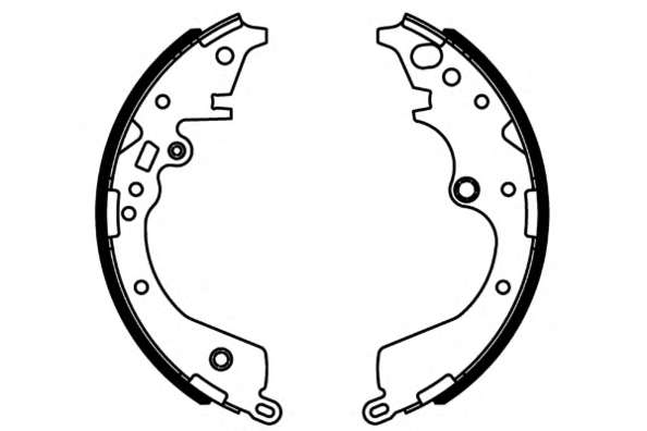 Комплект тормозных колодок; Комплект тормозных колодок, стояночная тормозная система