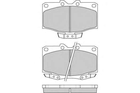 Комплект тормозных колодок, дисковый тормоз