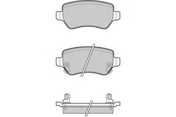 Комплект тормозных колодок, дисковый тормоз