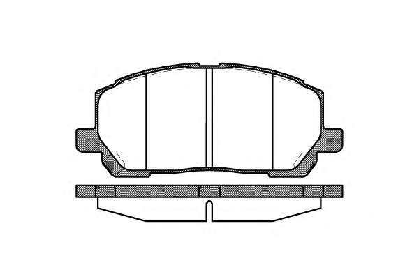 Комплект тормозных колодок, дисковый тормоз