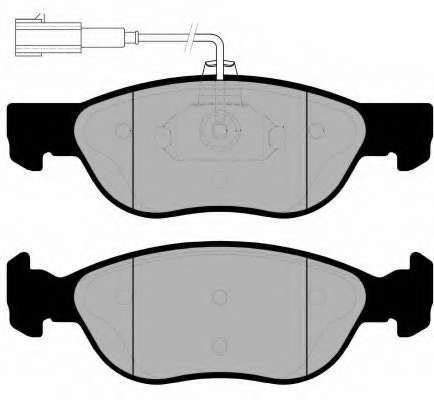Комплект тормозных колодок, дисковый тормоз