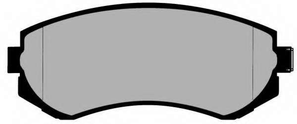 Комплект тормозных колодок, дисковый тормоз