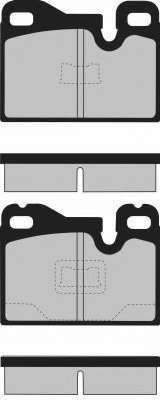 Комплект тормозных колодок, дисковый тормоз