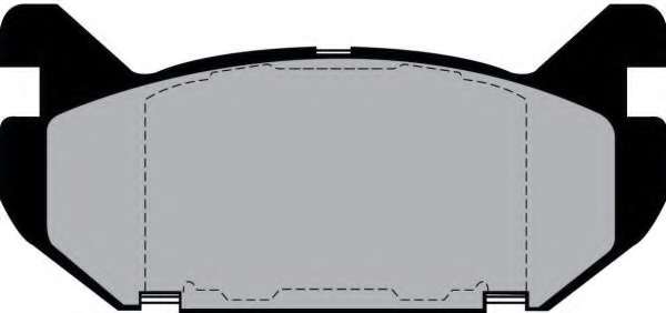 Комплект тормозных колодок, дисковый тормоз