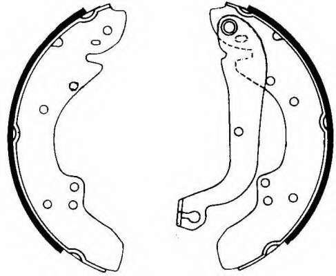 Комплект тормозных колодок
