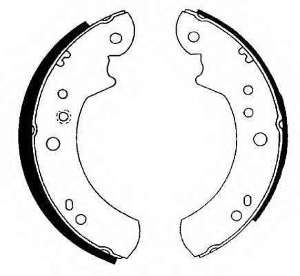 Комплект тормозных колодок