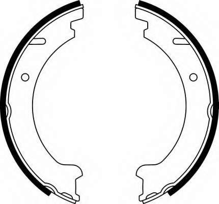Комплект тормозных колодок, стояночная тормозная система
