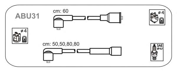 Комплект проводов зажигания