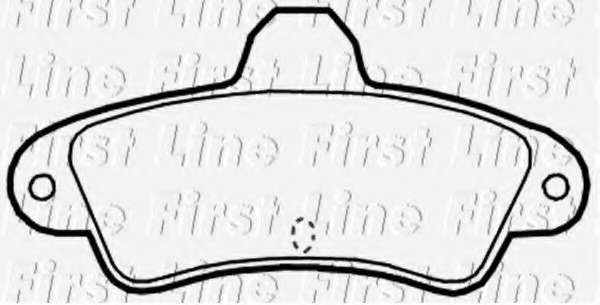 Комплект тормозных колодок, дисковый тормоз