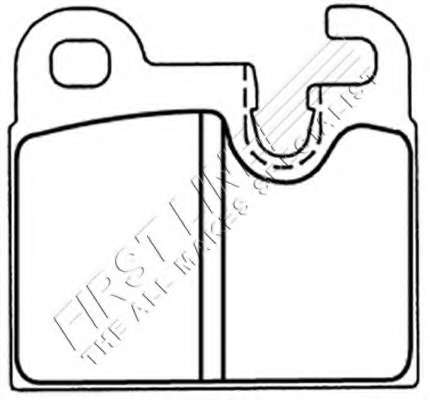 Комплект тормозных колодок, дисковый тормоз