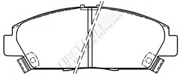 Комплект тормозных колодок, дисковый тормоз