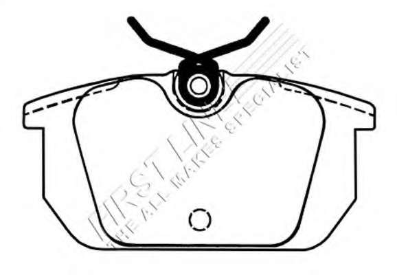 Комплект тормозных колодок, дисковый тормоз