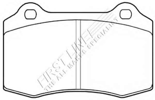 Комплект тормозных колодок, дисковый тормоз