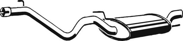 Глушитель выхлопных газов конечный