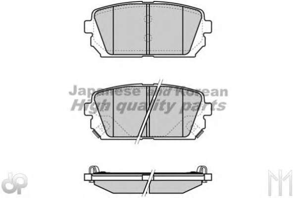 Комплект тормозных колодок, дисковый тормоз