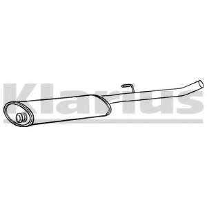 Средний глушитель выхлопных газов