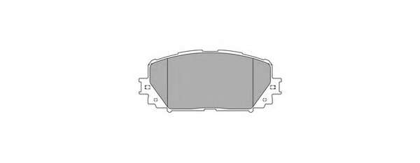 Комплект тормозных колодок, дисковый тормоз