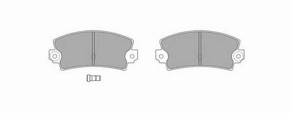 Комплект тормозных колодок, дисковый тормоз