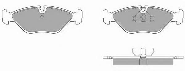 Комплект тормозных колодок, дисковый тормоз