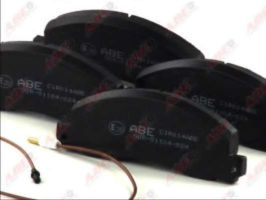Комплект тормозных колодок, дисковый тормоз ABE C1R014ABE