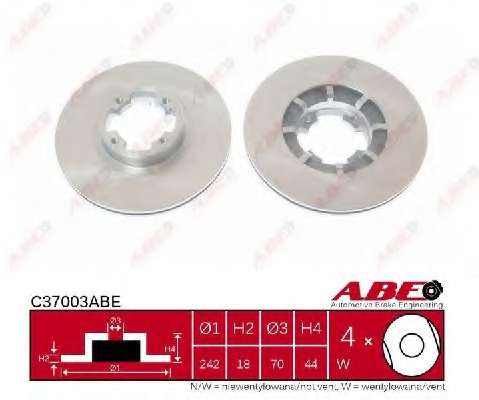 abe-c37003abe Тормозной диск ABE C37003ABE