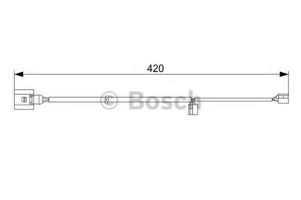 bosch-1987473012 Сигнализатор, износ тормозных колодок BOSCH 1 987 473 012