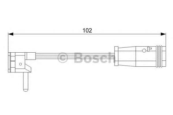 bosch-1987473019 Сигнализатор, износ тормозных колодок BOSCH 1 987 473 019