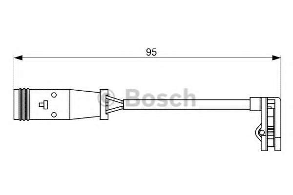 bosch-1987473036 Сигнализатор, износ тормозных колодок BOSCH 1 987 473 036