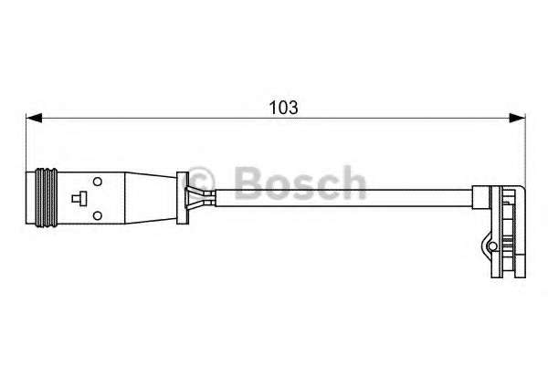 bosch-1987473037 Сигнализатор, износ тормозных колодок BOSCH 1 987 473 037