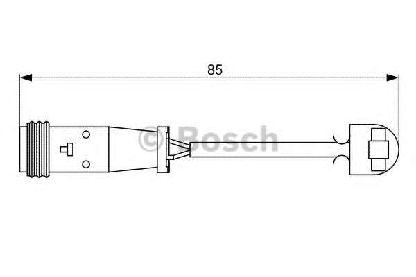 bosch-1987473038 Сигнализатор, износ тормозных колодок BOSCH 1 987 473 038