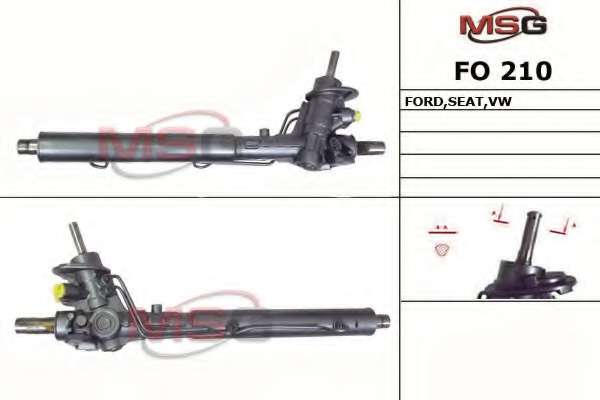 msg-fo210 Рулевая рейка MSG FO 210