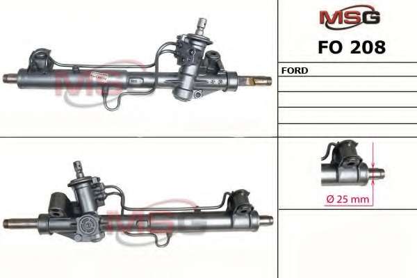 msg-fo208 Рулевая рейка MSG FO 208