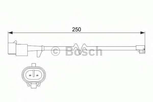Сигнализатор, износ тормозных колодок