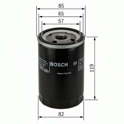 bosch-0986452000 Масляный фильтр BOSCH 0 986 452 000