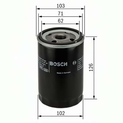 bosch-0986452042 Масляный фильтр BOSCH 0 986 452 042