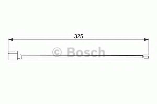 bosch-1987474567 Сигнализатор, износ тормозных колодок BOSCH 1 987 474 567