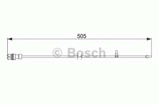 bosch-1987474593 Сигнализатор, износ тормозных колодок BOSCH 1 987 474 593