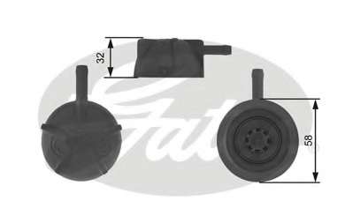 Крышка, резервуар охлаждающей жидкости