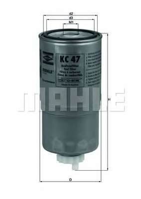 Топливный фильтр KNECHT KC 47
