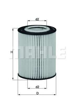 Масляный фильтр KNECHT OX 433D