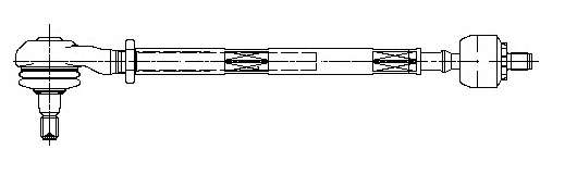 Поперечная рулевая тяга
