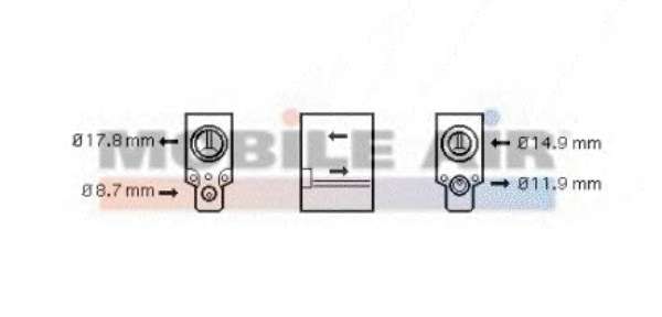 Расширительный клапан, кондиционер