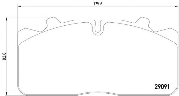 Комплект тормозных колодок, дисковый тормоз