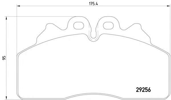 Комплект тормозных колодок, дисковый тормоз